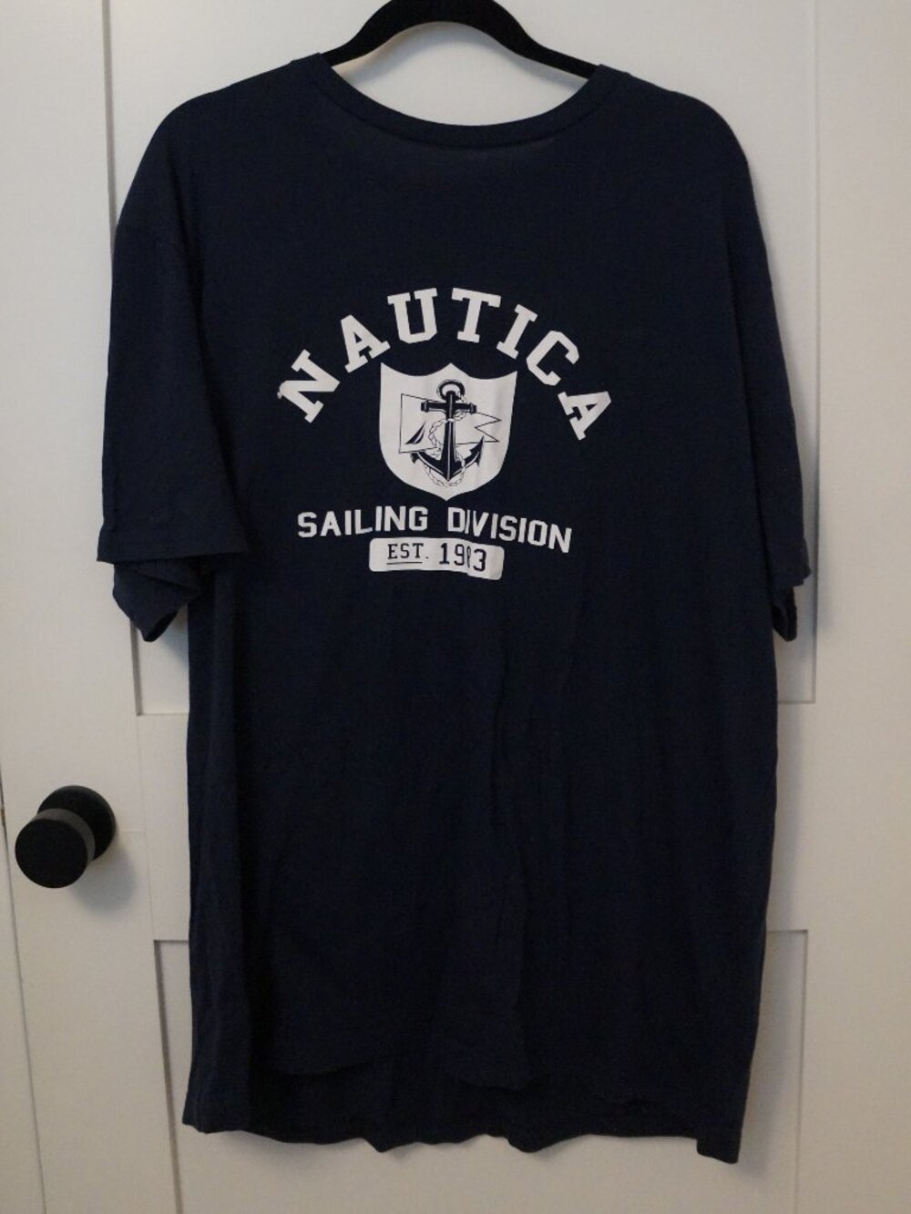 Nautica Blue Sailing Club Graphic Sleepwear T shirt #074